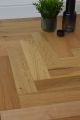 Saltfleet Engineered Natural Oak Brushed and Lacquered 90mm x 10/2mm Parquet Wood Flooring