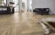 Vivante 8mm Natural Oak Parquet Laminate Flooring