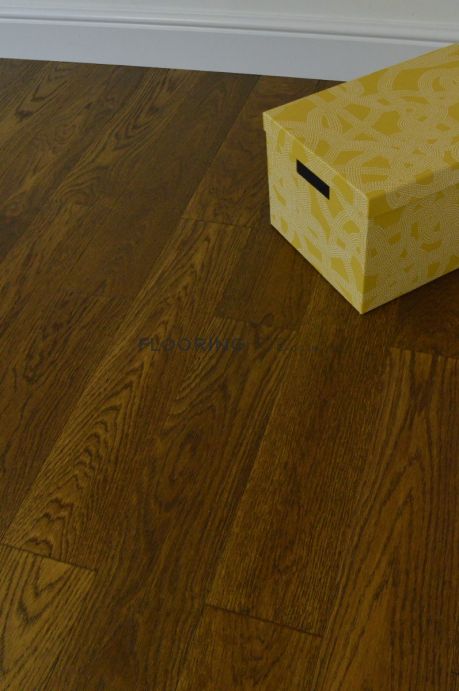 Albury Engineered Golden Oak Brushed and Lacquered 125mm x 18/5mm Wood Flooring