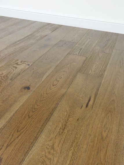Colley Engineered Smoked Oak Brushed and Lacquered 180mm x 15/4mm Wood Flooring
