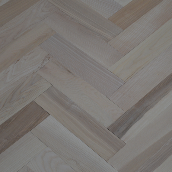 Swindale Solid Natural Ash Unfinished 70mm x 20mm Parquet Wood Flooring