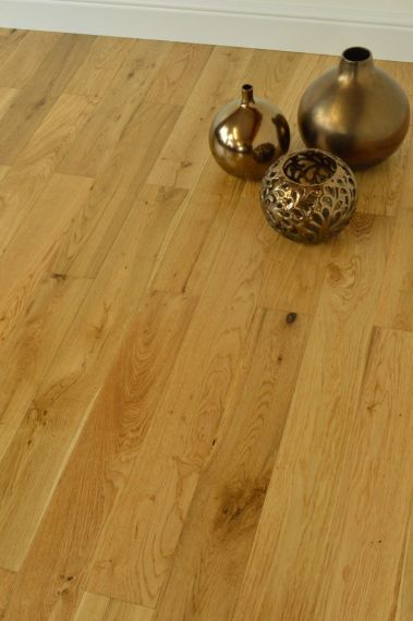Sleddale Engineered Natural Oak Lacquered 110mm x 14/3mm Wood Flooring