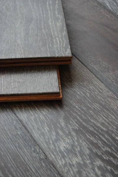 Ingrebourne Engineered Platinum Grey Brushed and Oiled 180mm x 20/6mm Wood Flooring