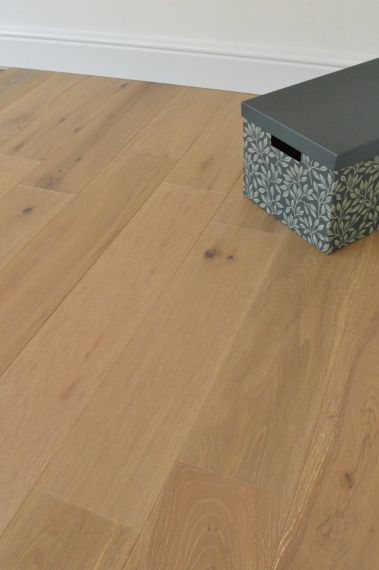Letcombe Solid Smoked Grey Oak Brushed & Oiled 150mm x 18mm Wood Flooring