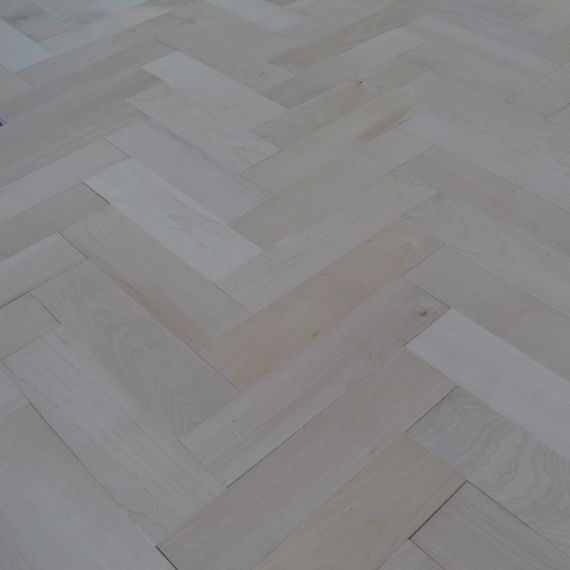 Rythe Solid Natural Maple Unfinished **PRIME** 70mm x 20mm Parquet Wood Flooring