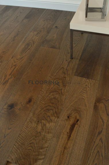 Bangor Engineered Coffee Oak Brushed and Lacquered 220mm x 15/4mm Wood Flooring