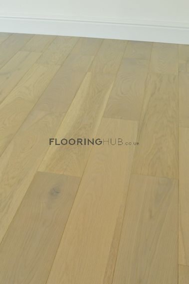 Tyburn Engineered Silver Grey Oak Brushed and Lacquered 150mm x 14/2mm Wood Flooring