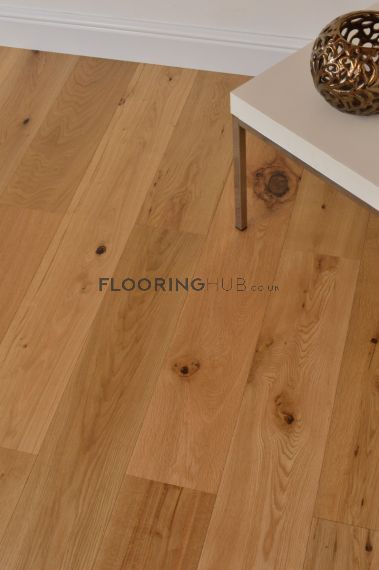 Cray Engineered Natural Oak Brushed & Oiled 170mm x 13.5/2.5mm Wood Flooring