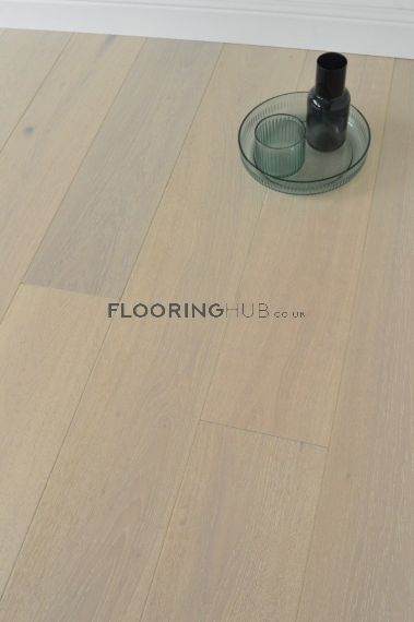 Dugdale Engineered White Oak Brushed and Lacquered 220mm x 15/4mm Wood Flooring