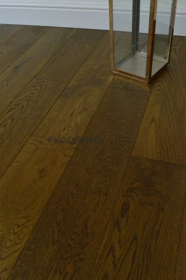 Lovaton Solid Smoked Oak Brushed & Lacquered 150mm x 18mm Wood Flooring