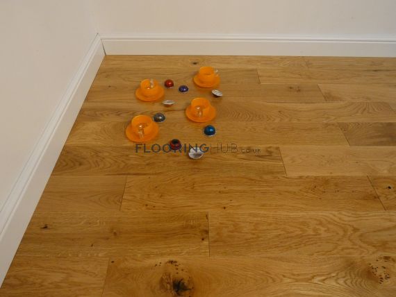 Alde Engineered Natural Oak Lacquered 150mm x 14/3mm Wood Flooring