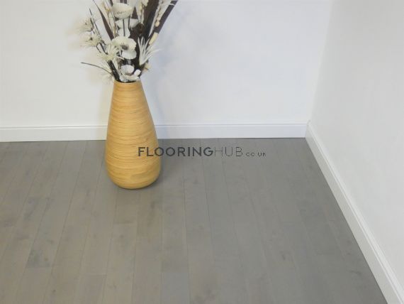Nene Solid Grey Birch Lacquered 120mm X 18mm Wood Flooring
