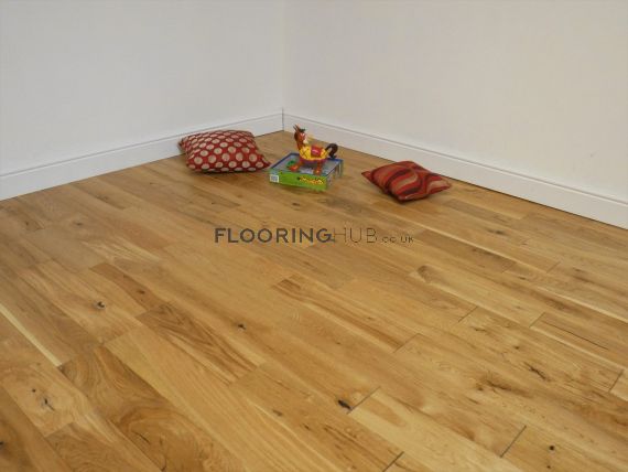 Lupton Solid Natural Oak Brushed and Oiled 120mm X 18mm Wood Flooring