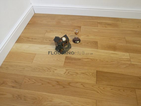 Freckleton Engineered Natural Oak Brushed and Lacquered**Prime** 125mm x 14/3mm Wood Flooring