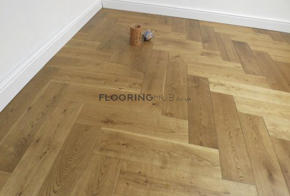 Swift Engineered Golden Oak Brushed and Oiled 150mm x 14/3mm Parquet Wood Flooring