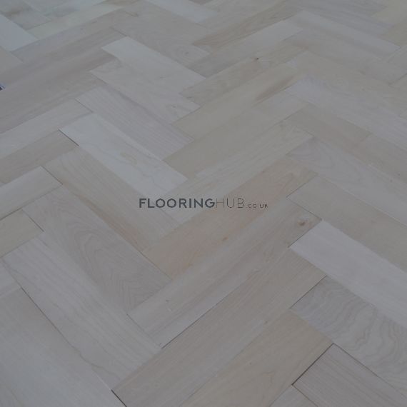Rythe Solid Natural Maple Unfinished **PRIME** 70mm x 20mm Parquet Wood Flooring