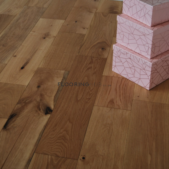 Lyne Engineered Natural Oak Brushed and Oiled 190mm x 14/2mm Wood Flooring